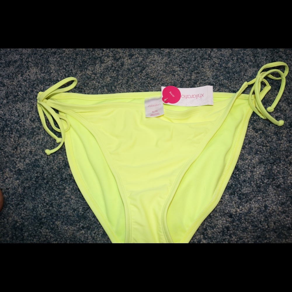 Xhilaration Neon Yellow Bikini bottom